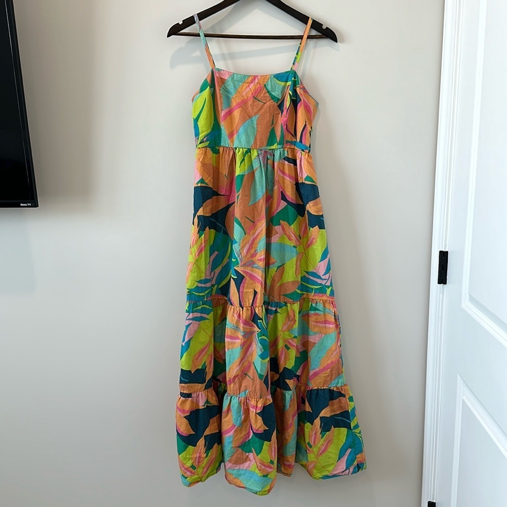 Sincerly Jules Colorful Maxi Long Dress Sundress Resortwear Easter Travel Shower - Picture 3 of 9